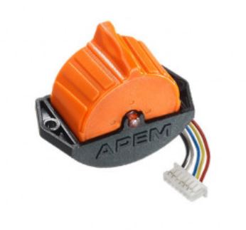 APEM HR Thumbwheel with friction hold