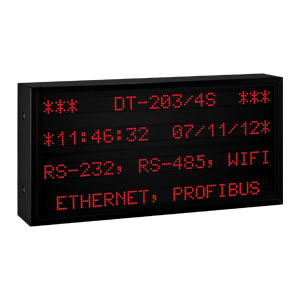 Ditel DT203/NE Alphanumeric Display ETHERNET